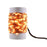 20M 200-LED Warm White Dimmable Copper Wire LED Starry Light with Remote Controller - EU Plug - 4