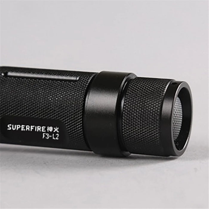 SUPFIRE F3-L2 L2(T6) LED 10W 1100 Lumen Focusing Flashlight - Black - 3