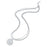 YISIXICI XL13140033 Zirconia Basketball Pendant Necklace S925 Silver Neck Jewelry (Dual Circle Chain) - Style A - 2