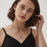 YISIXICI XL13140030 Zirconia Rabbit Pendant Necklace S925 Silver Neck Jewelry Gift - Black - 4