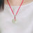 YISIXICI XL13140065 Nephrite Jade Pendant Necklace Lucky Charm Neck Jewelry Good Luck Birthday Gift - Red Rope - 3