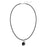 YISIXICI XL13140060 Men's Black Agate Necklace Chinese Dragon Hug Pearl Neck Jewelry Birthday Gift - 2
