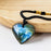 3-4cm Natural Labradorite Pendant Moonstone Love Heart Shape Necklace Gift - 5