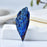10Pcs / Pack Peacock Feather Style Natural Black Tourmaline Electroplated Colored Tourmaline Pendant, 4-6cm 10-20g - 3