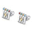 YISIXICI ED13140007 1 Pair Earrings Code Of Happiness Ear Decoration Jewelry Girls Birthday Gift - 1