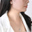 YISIXICI ED13140007 1 Pair Earrings Code Of Happiness Ear Decoration Jewelry Girls Birthday Gift - 4