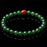 YISIXICI ZL13140001 Green Jade Bracelet Natural Beaded Wrist Jewelry Birthday Gift - M - 4
