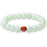YISIXICI ZL13140002 Jade Bracelet Natural Beaded Wrist Jewelry Birthday Gift - M - 1