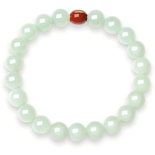 YISIXICI ZL13140002 Jade Bracelet Natural Beaded Wrist Jewelry Birthday Gift - M - 2