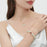 YISIXICI ZL13140002 Jade Bracelet Natural Beaded Wrist Jewelry Birthday Gift - M - 7