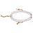 108 White Crystal Beads Buddhist Prayer Wrap Bracelet Mala Beads Necklace with Silk Pouch - 1