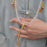 108 White Crystal Beads Buddhist Prayer Wrap Bracelet Mala Beads Necklace with Silk Pouch - 3