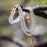 108 White Crystal Beads Buddhist Prayer Wrap Bracelet Mala Beads Necklace with Silk Pouch - 6