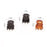 FJ-354 120Pcs / Set Mini Hair Clips DIY Hair Style Acrylic Claws Clamps for Girls and Women - Bright Black - 5
