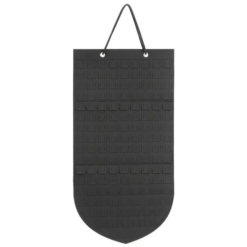 Jewelry Storage Holder Board Felt Wall Hanging Display Organizer for Brooches Earrings - Black/66*35Cm - 1