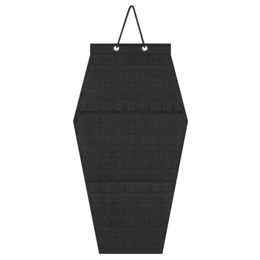 Felt Storage Organizer for Badges Pins Jewelry Collection Wall Hanging Display Board - Black - 1