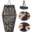 Felt Storage Organizer for Badges Pins Jewelry Collection Wall Hanging Display Board - Black - 3