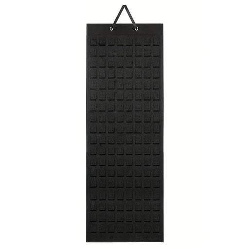 Felt Earrings Organizer 608 Holes Wall Hanging Jewelry Storage Board for Brooch Pins - Black - 1