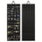 Felt Earrings Organizer 608 Holes Wall Hanging Jewelry Storage Board for Brooch Pins - Black - 2