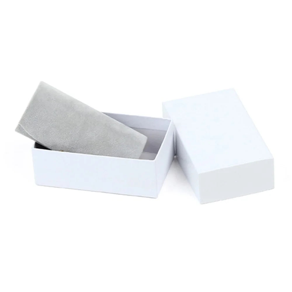 Portable Travel Arched Jewelry Storage Box Earring Bracelet Jewelry Organizer Display Case - Light Grey - 3