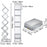 A4 Portrait Folding Literature Magzine Adjustable Floor Stand Aluminum Alloy+Acrylic Exhibition Display Rack - Silver - 6