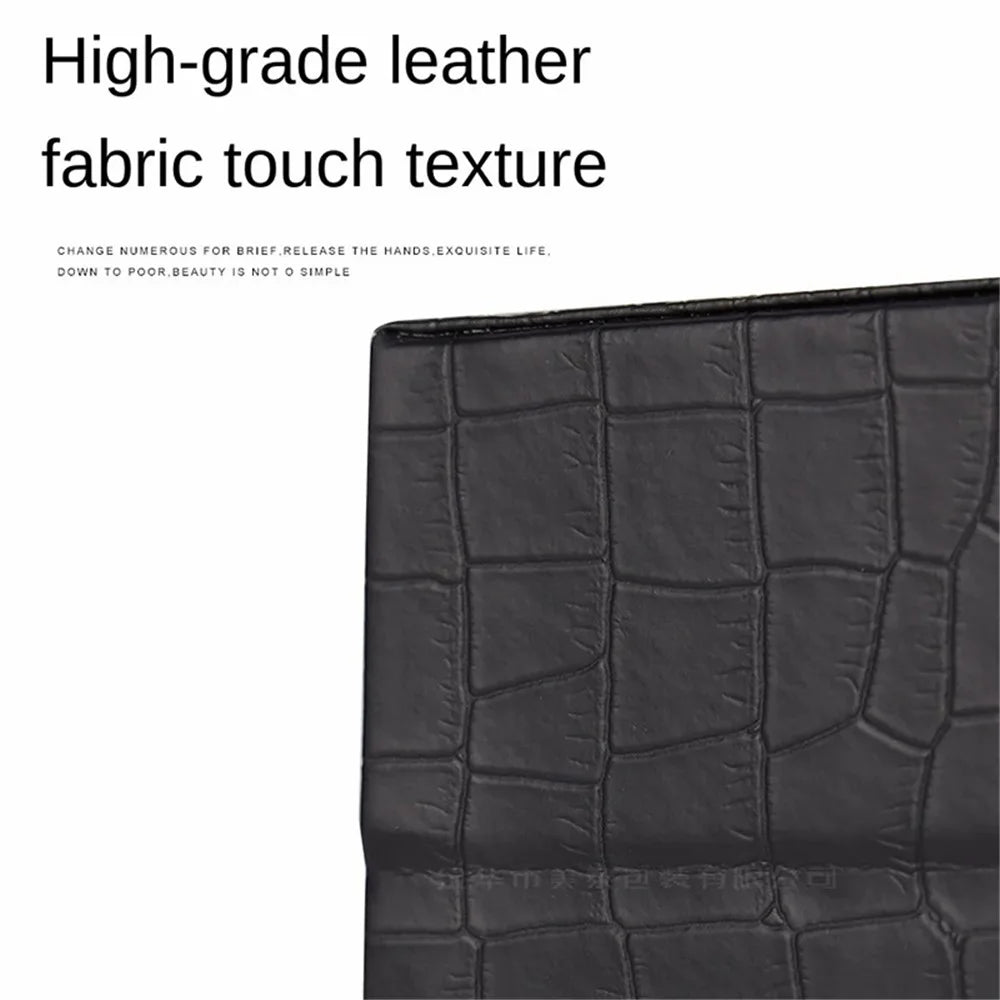W125 Automatic Single Watch Electric Rotating Box Watch Leather Display Box - Crocodile Texture W125E / US Plug - 4