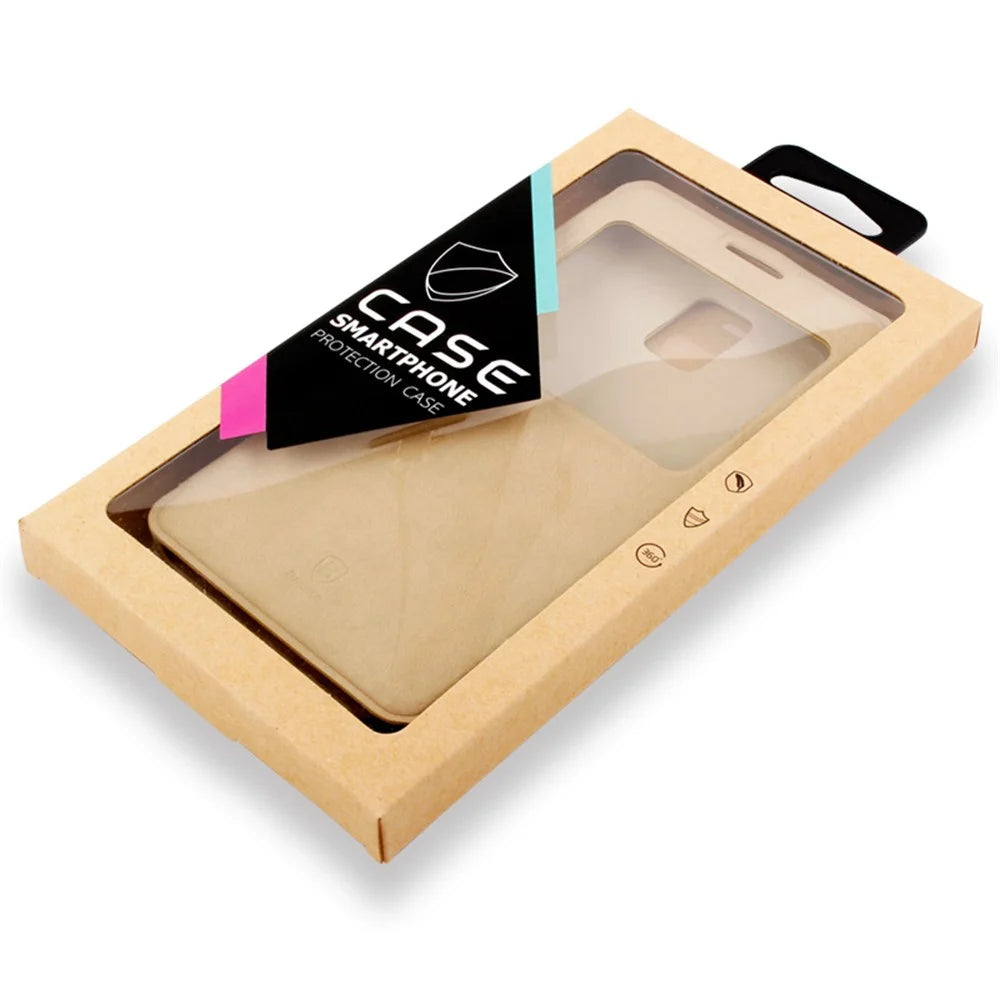 Customizable 50Pcs/Set Kraft Paper Package Box for iPhone 6s Plus/6 Plus Cases - Black - 2