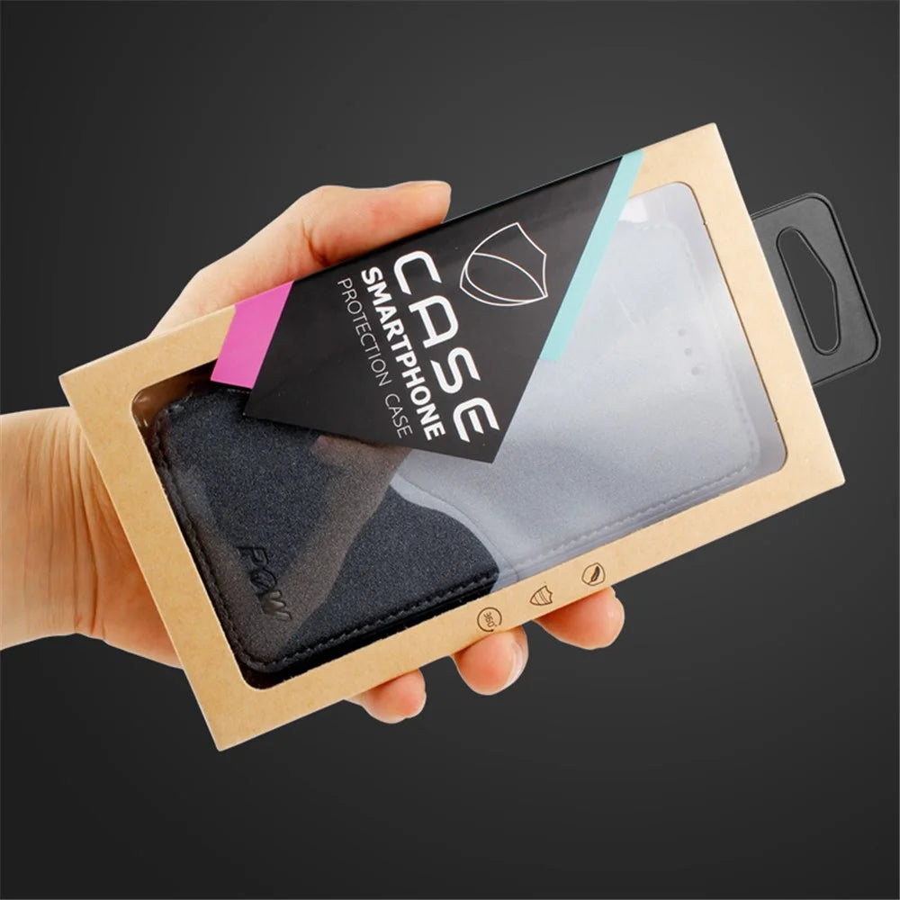 Customizable 50Pcs/Set Kraft Paper Package Box for iPhone 6s Plus/6 Plus Cases - Black - 3