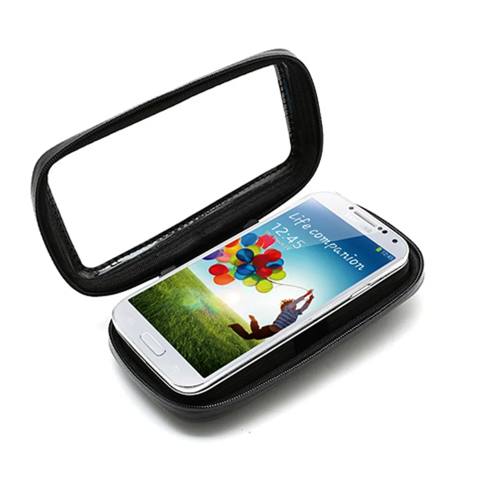 Waterproof Bicycle Bike Handlebar Case Holder for Samsung Galaxy S4 i9500 S3 i9300, Size: 14 x 7.5cm - 7