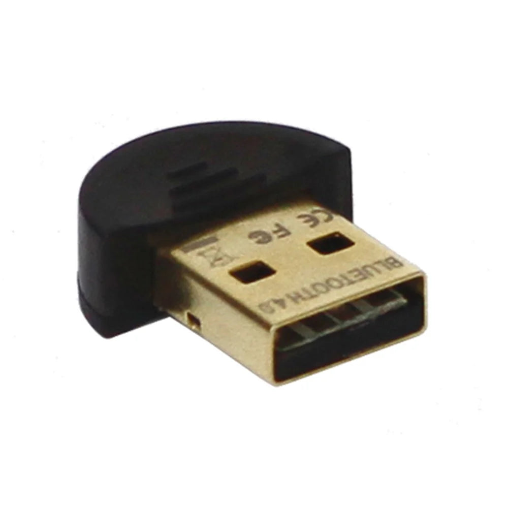 Mini Wireless USB Bluetooth-compatible 4.0 V4.0 Adapter Dongle Round Head - 1