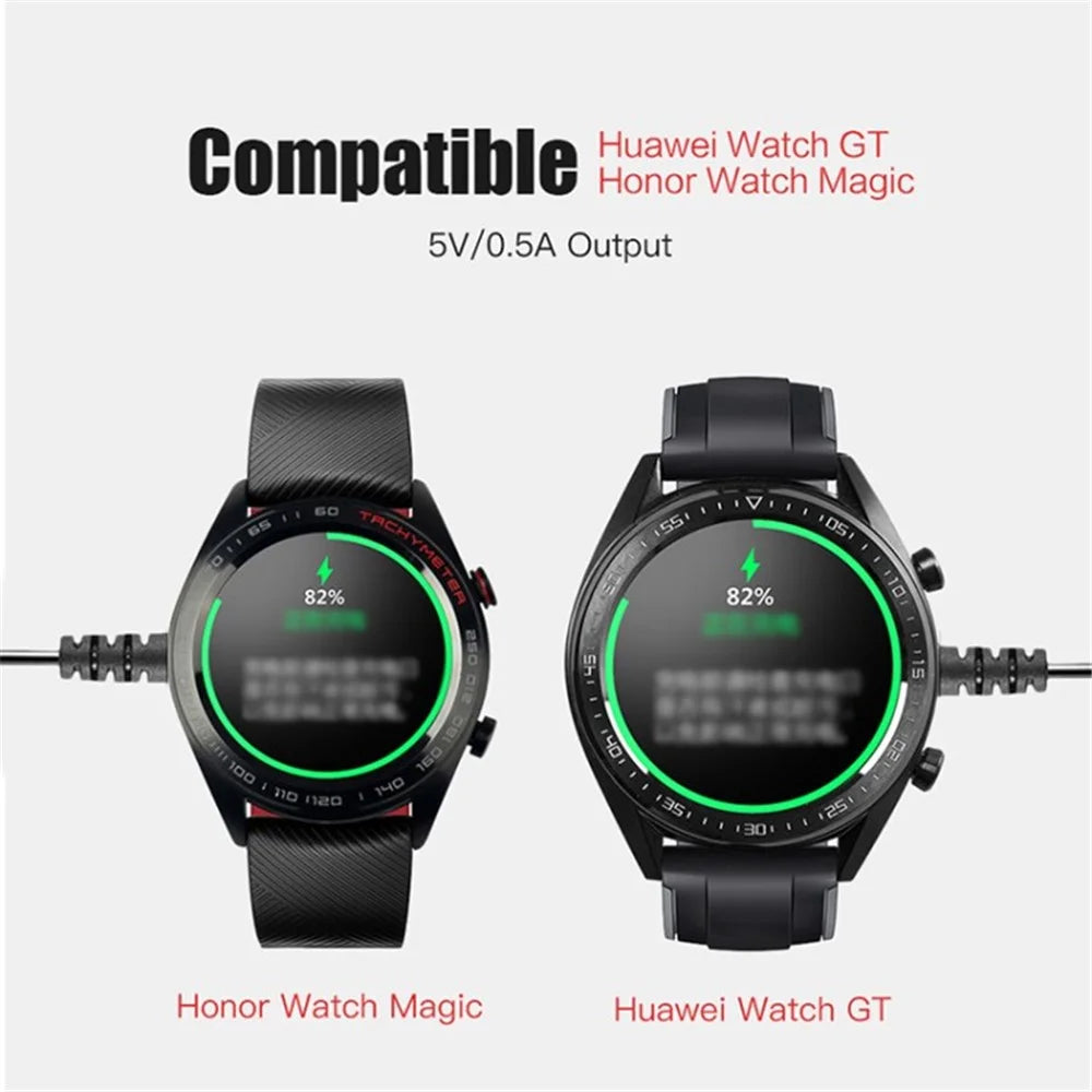 For Huawei Watch GT / GT 2 / GT 2e / Watch Magic Charging Dock Smart Watch 1m Integrated Magnetic Charging Base - White - 4