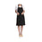 Home Kitchen Simple Stylish Pure Color Apron - Black - 1