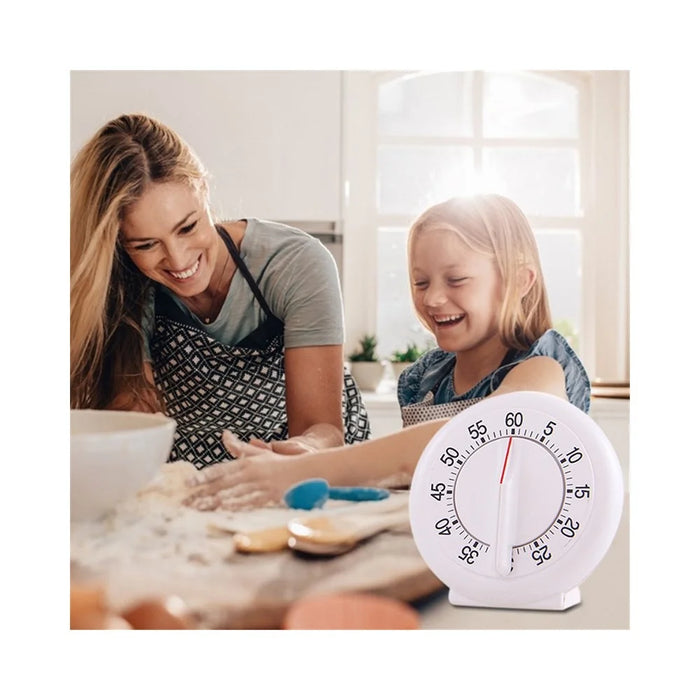 60 Minutes Mechanical Clocking Big Circle Pendulum Timer Reminder - 2