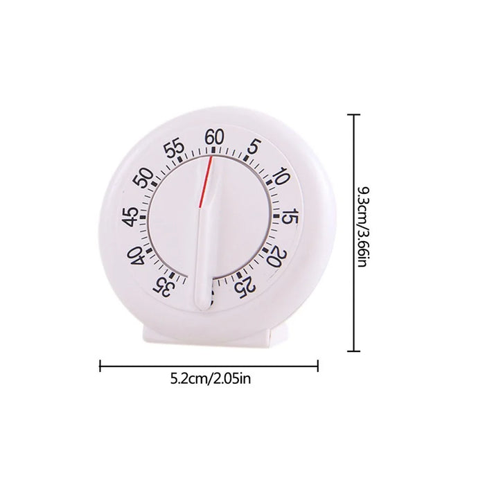 60 Minutes Mechanical Clocking Big Circle Pendulum Timer Reminder - 6