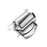 Handheld Stainless Steel Batter Dispenser 900ml Cupcake Batter Funnel Mixing Batter Separator (No FDA) - Siver - 6