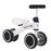 Baby Balance Bike Chainless Bicycle Baby Walker Toy for 1-3 Years Old - White - 1