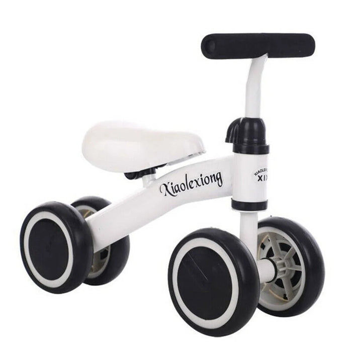 Baby Balance Bike Chainless Bicycle Baby Walker Toy for 1-3 Years Old - White - 1