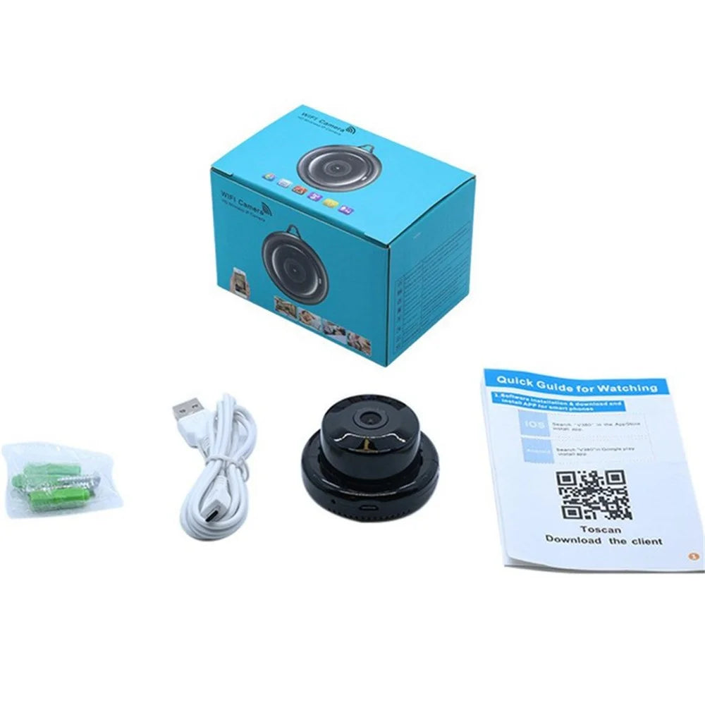 V380 WiFi Camera HD Smart Network Wireless Night Vision Remote Surveillance for Home / Office Security - 6