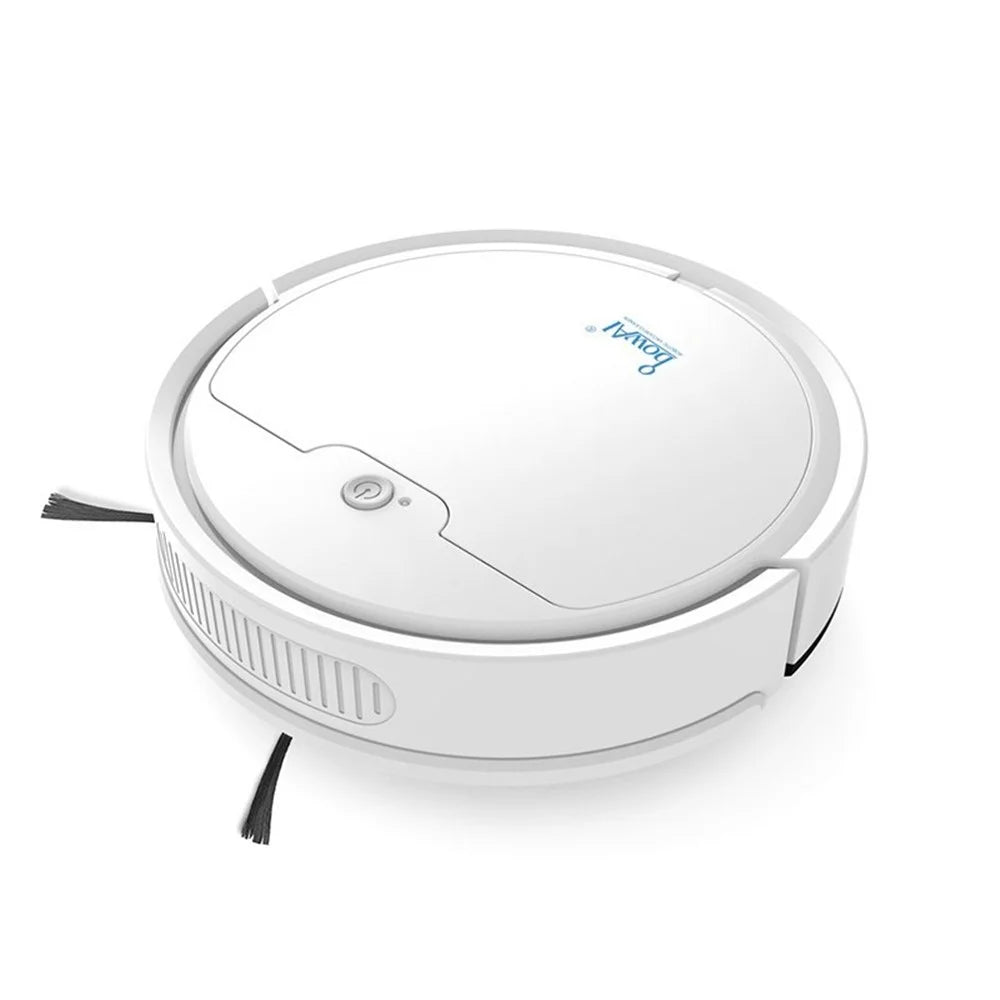 OB8S Smart Robot Vacuum Cleaner 1200Pa Strong Suction Floor Sweeping Household Cleaning Machine - White - 1