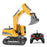 1:24 Wireless Remote Control Excavator 2.4G Six-Way Alloy Excavator Gift - 1