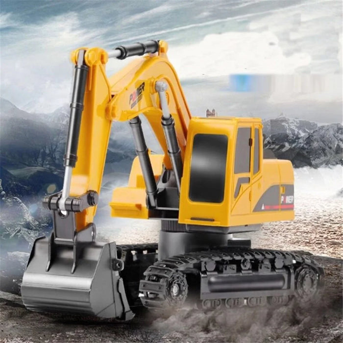 1:24 Wireless Remote Control Excavator 2.4G Six-Way Alloy Excavator Gift - 3