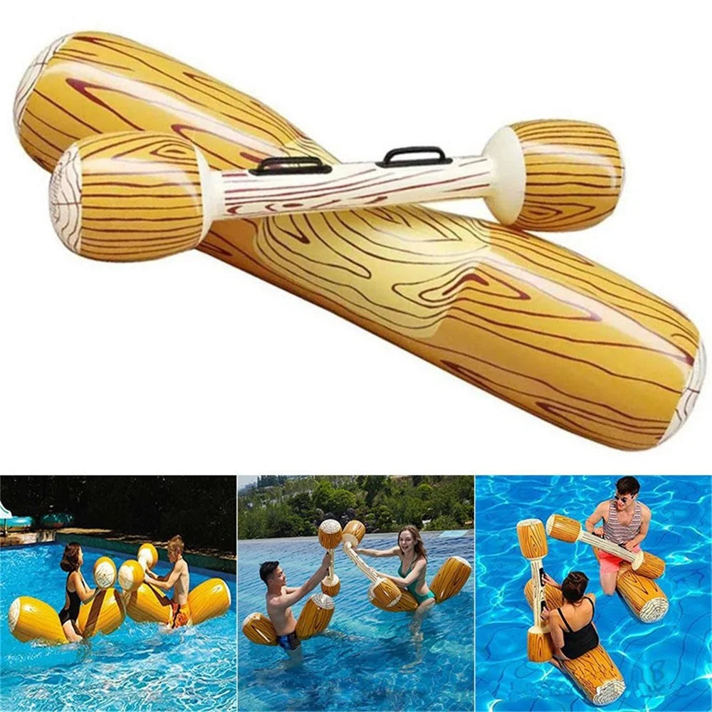Pool Float Game Inflatable Pool Toy Swimming Party Gladiator Raft - 1