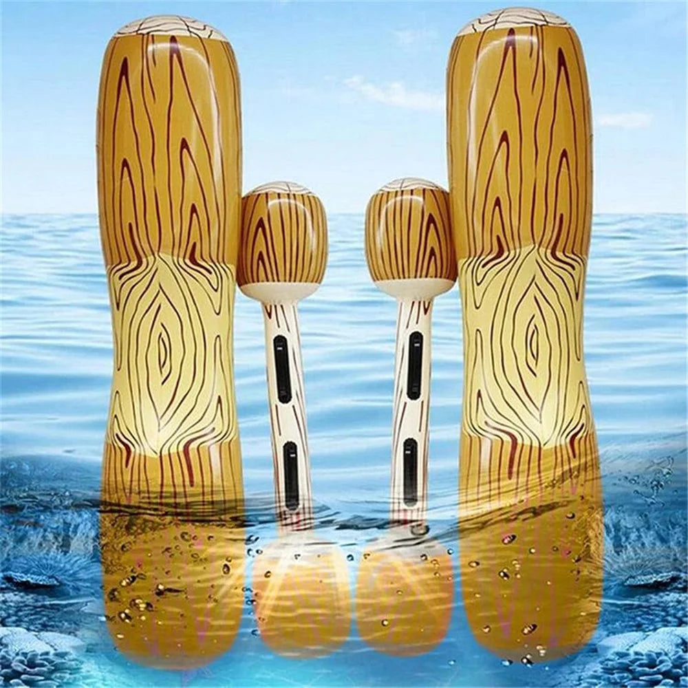 Pool Float Game Inflatable Pool Toy Swimming Party Gladiator Raft - 4