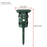 Outdoor Solar Ultrasonic Pest Animal Repeller Repellent Garden for Fox Deer Squirrels Skunk - 6