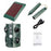 Outdoor Solar Ultrasonic Pest Animal Repeller Repellent Garden for Fox Deer Squirrels Skunk - 7