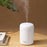 Humidifier USB Ultrasonic Aroma Diffuser Cool Mist Maker Air Purifier with Romantic Light - White - 1