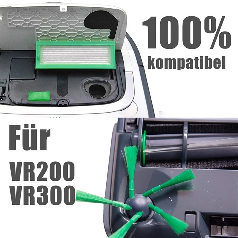 3Pcs / Set Vacuum Filters Maintenance kit for Vorwerk Kobold VR200 / VR300 Robot Vacuum Cleaners - 7