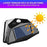 Waterproof Solar Power Light 36 - LED Human Body Induction Lamp Landscape Garden Wall Lamp - 4