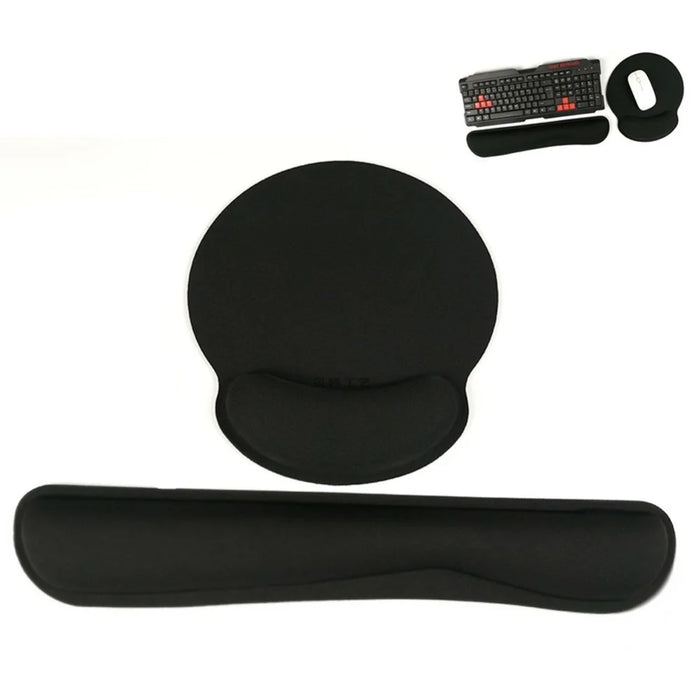 Comfortable Typing Keyboard Mat Mouse Pad Desk Game Playmat - 3