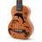 Lovely Mini Sapele Ukulele 4 Strings Educational Musical Concert Instrument Toy Gift for Kids - Dolphin Bay - 1